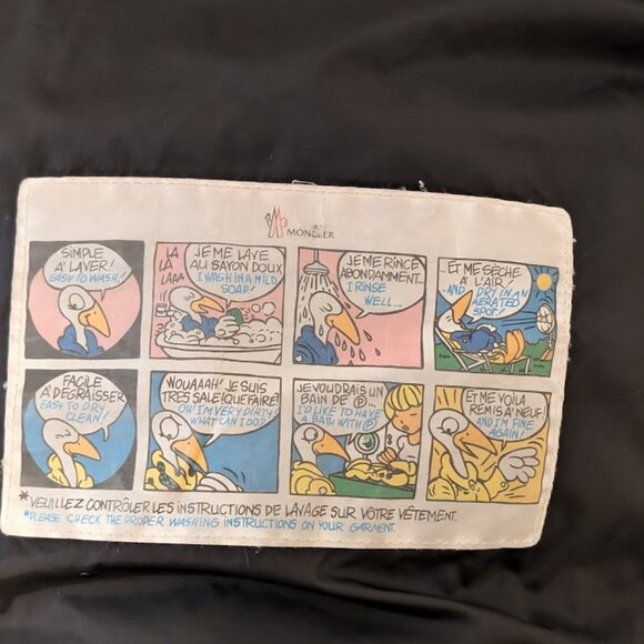 Moncler Size L Flammette Long Down Jacket Excellent Condition - Picture 7 of 8